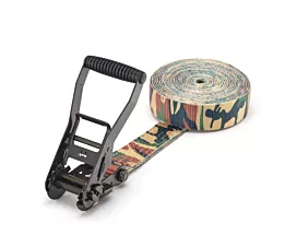 Tout - Sangles 50mm Sangle d’arrimage - 5T - 50mm - en 1 pièce - Tendeur Vert Armée + étiquette personnalisée Tout - Sangles 50mm Sangle d’arrimage - 5T - 50mm - en 1 pièce - Tendeur Vert Armée + étiquette personnalisée