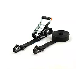 Sangles 50mm - Sur mesure Sangle d’arrimage - 5T - 50mm - en 2 pièces - tendeur démontable - Noir + étiquette personnalisée Sangles 50mm - Sur mesure Sangle d’arrimage - 5T - 50mm - en 2 pièces - tendeur démontable - Noir + étiquette personnalisée