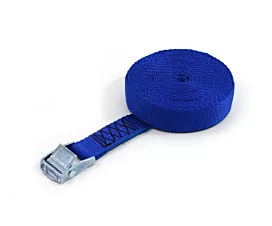 Tout - Sangles 25mm Sangle d’arrimage - 250kg - 3m - 25mm - En 1 pièce - Boucle à came - Bleu royal - 10pcs