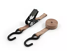 Sangles 25mm - Sur mesure Sangle d’arrimage - 700kg - 25mm - en 2 pièces - tendeur noir et crochets S - Personnalisée