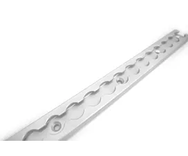 Tout - Rails, barres, poutres Rail d’arrimage L-track avec bords droits - 0,6m - Aluminium