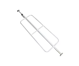 Barres cargo & Arceaux Barre d’arrimage avec embout soudé 2400 mm - 2700 mm (Acier)