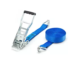 Tout - Sangles 50mm Sangle d’arrimage - ERGO 5T - 9m - 50mm - en 2 pièces - crochets doigts serrés - Bleu - STF500