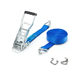 Sangles 50mm - Sur mesure Sangle d’arrimage - ERGO 5T - 50mm - En 2 pièces - Crochets au choix - Personnalisée